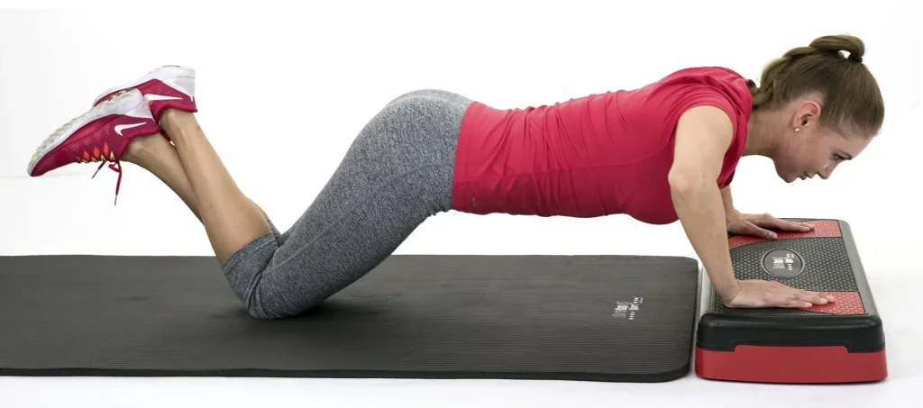 Aerobic step board, height adjustable 11-20 cm