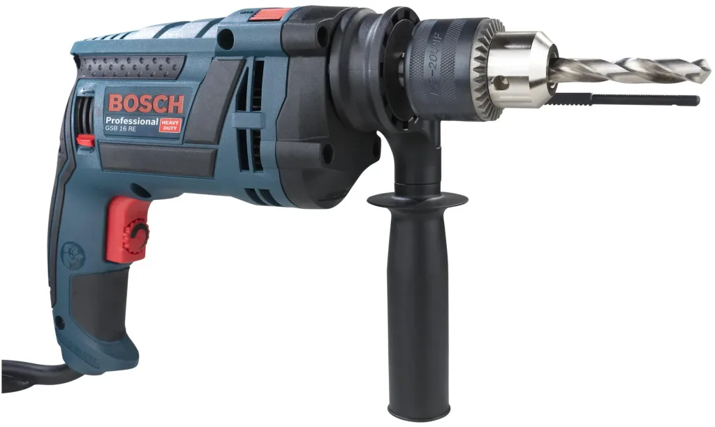 Impact drill GSB 16 RE, 750 watts, including 100-piece accessory set