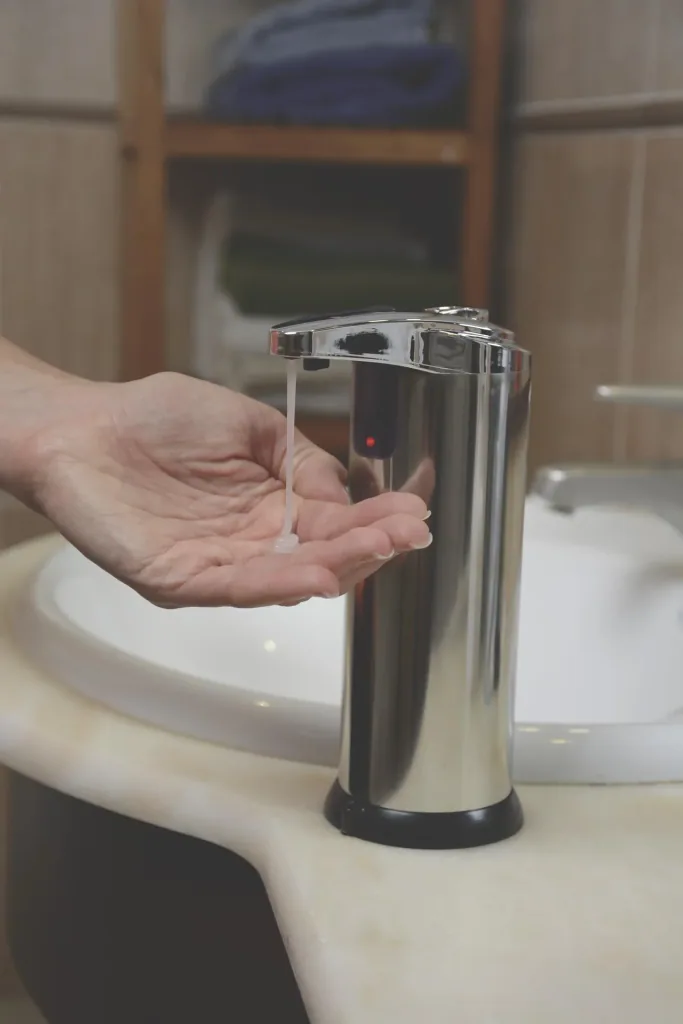 Automatic soap dispenser, stainless steel