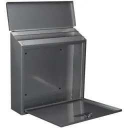 NL Mailbox Monaco Silver - 368x100x365 mm