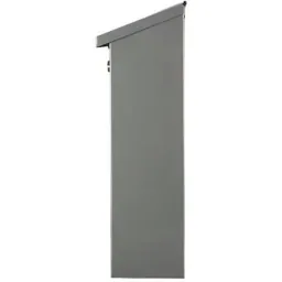 NL Mailbox Monaco Silver - 368x100x365 mm