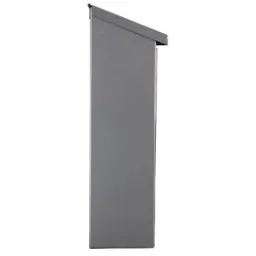 NL Mailbox Monaco Silver - 368x100x365 mm
