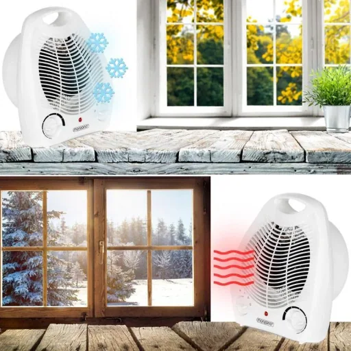 Electric heater with fan 3 levels