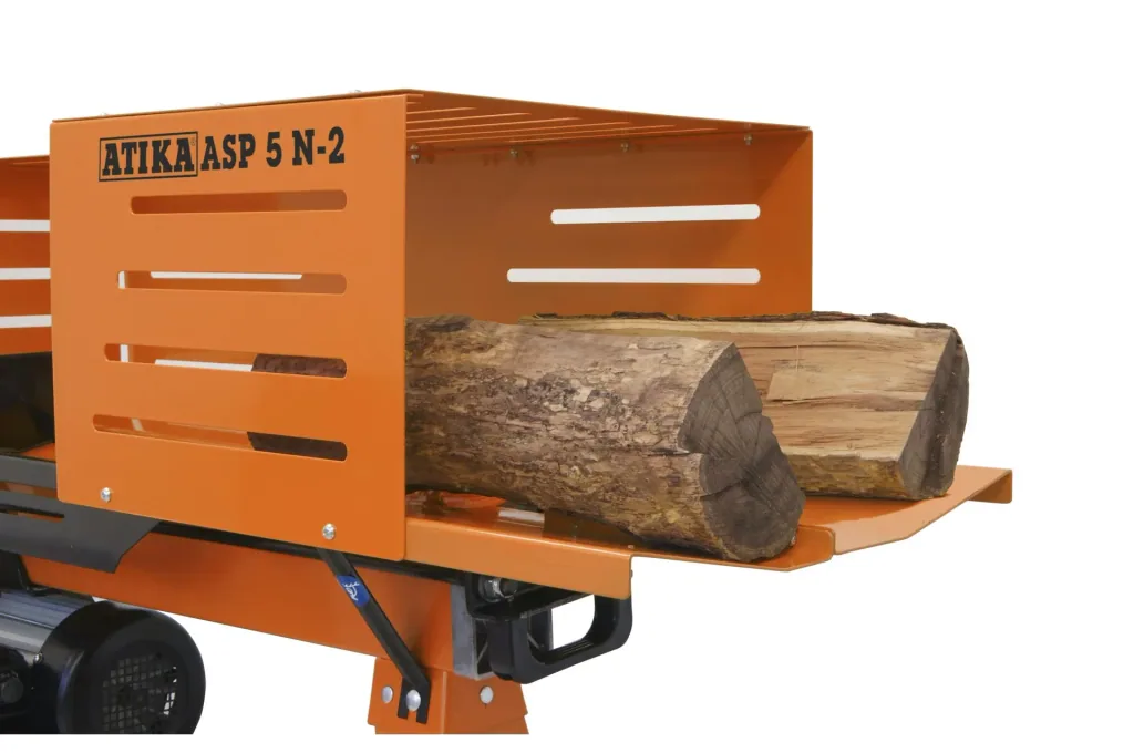 Elektrische houtsplitser "ASP 5 N-2 UG", met onderstel, 5 ton