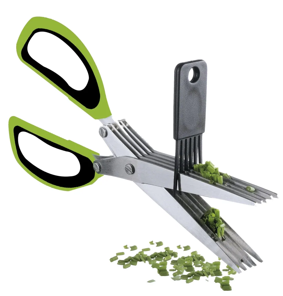 Herb scissors + cleaning brush FREE