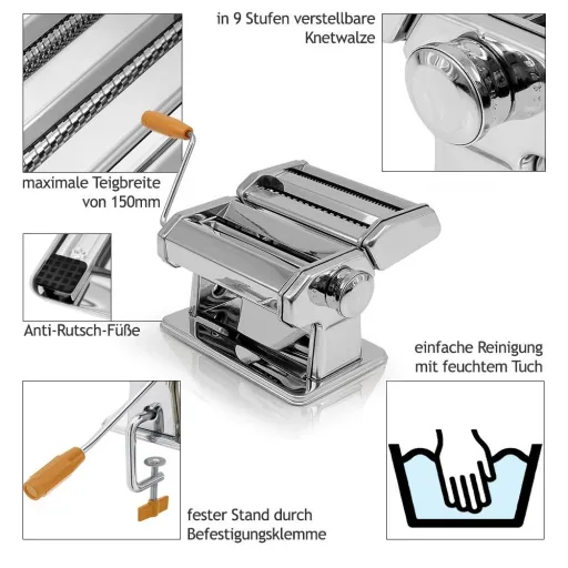 Pasta machine for pasta