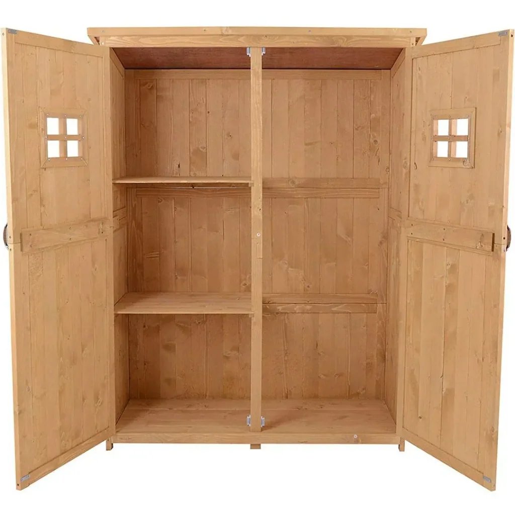 Tool shed, tool shed, natural, 127.5x50x164cm