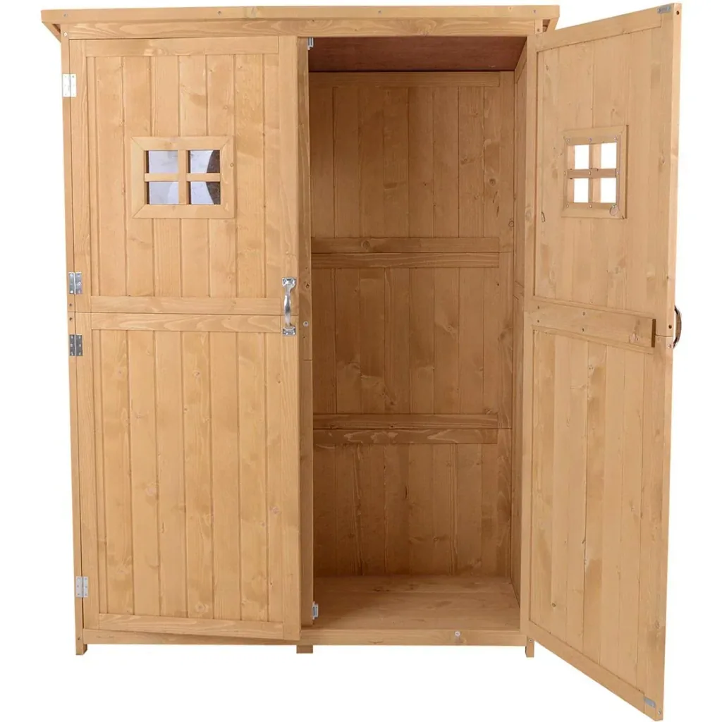 Tool shed, tool shed, natural, 127.5x50x164cm