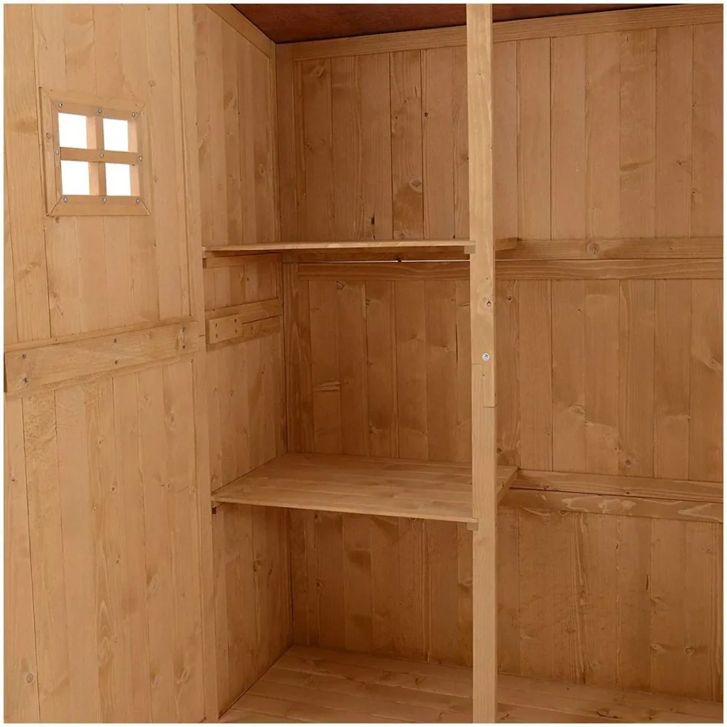 Tool shed, tool shed, natural, 127.5x50x164cm