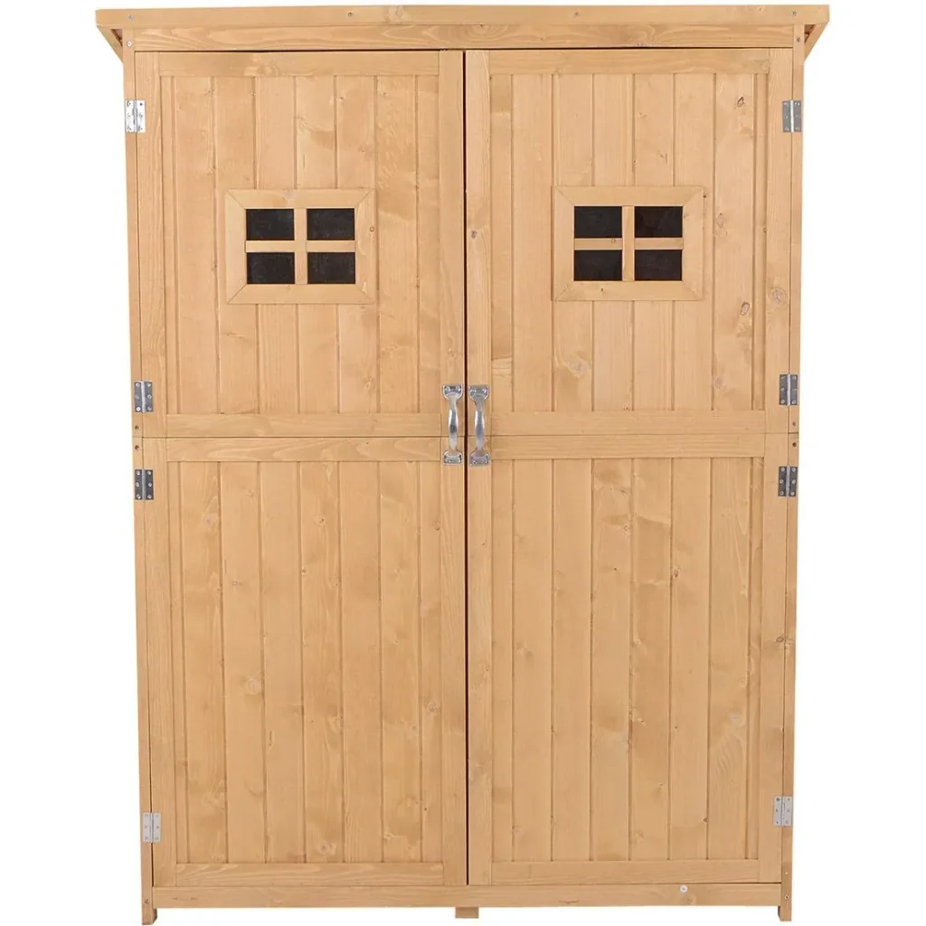 Tool shed, tool shed, natural, 127.5x50x164cm