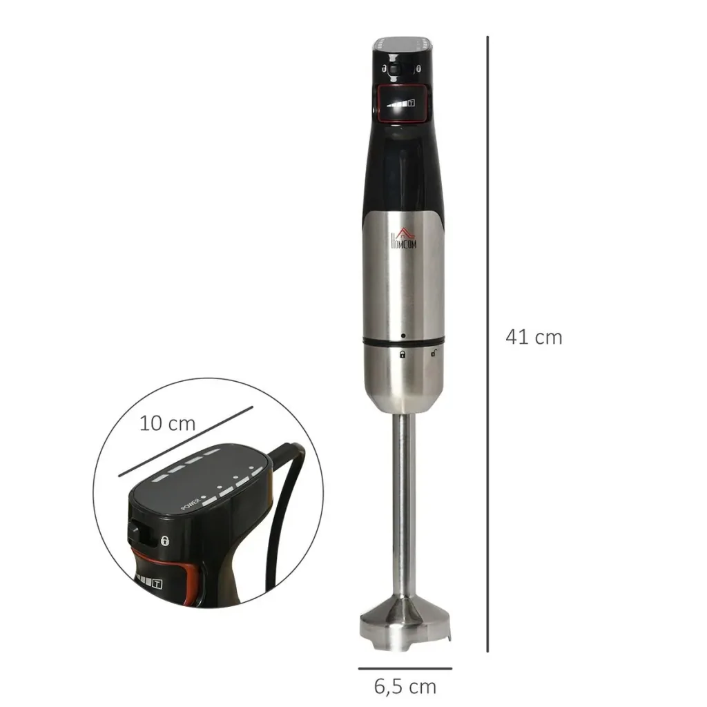 Stabmixer 1000W 10 cm x 6,5 cm x 41 cm