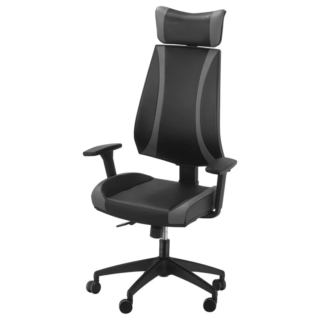 Office chair desk chair with rocker function backrest headrest height adjustable ergonomic foam nylon Sch