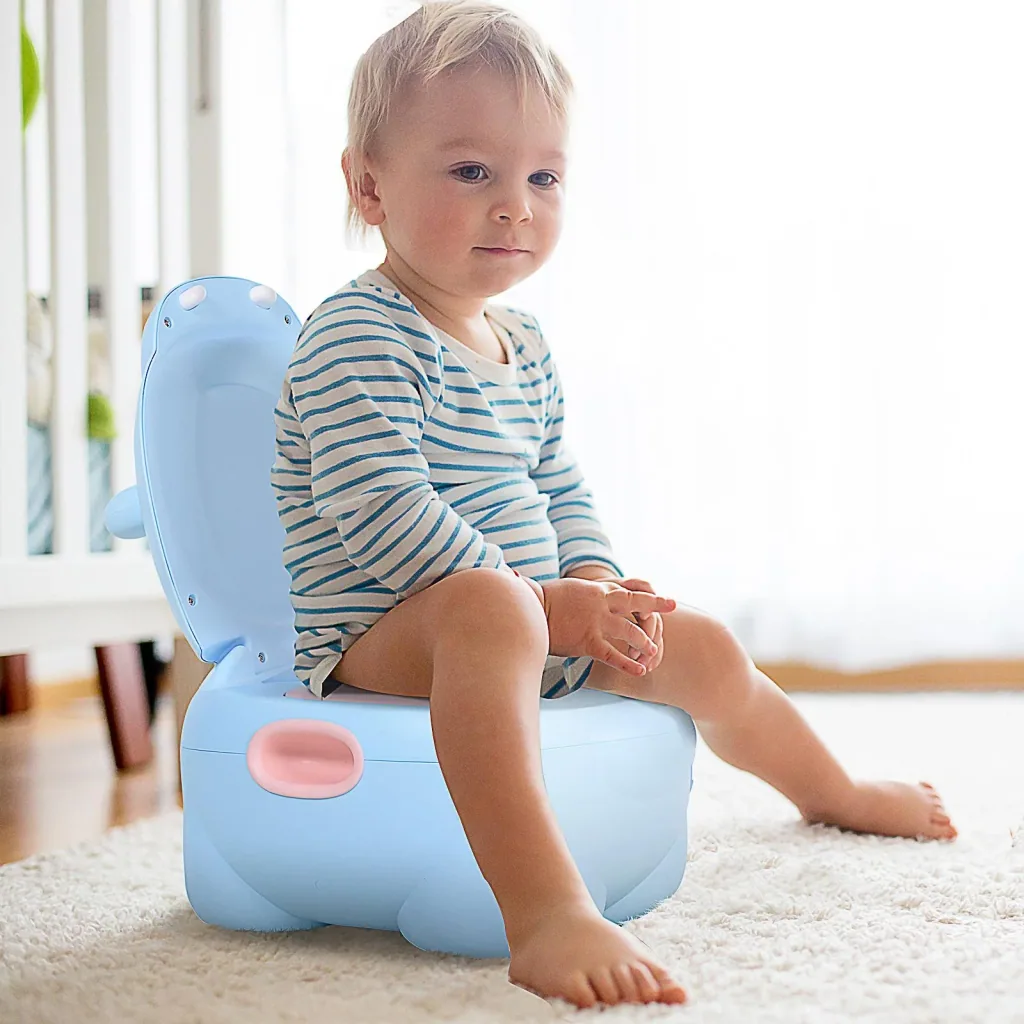 Children's potty in hippo design