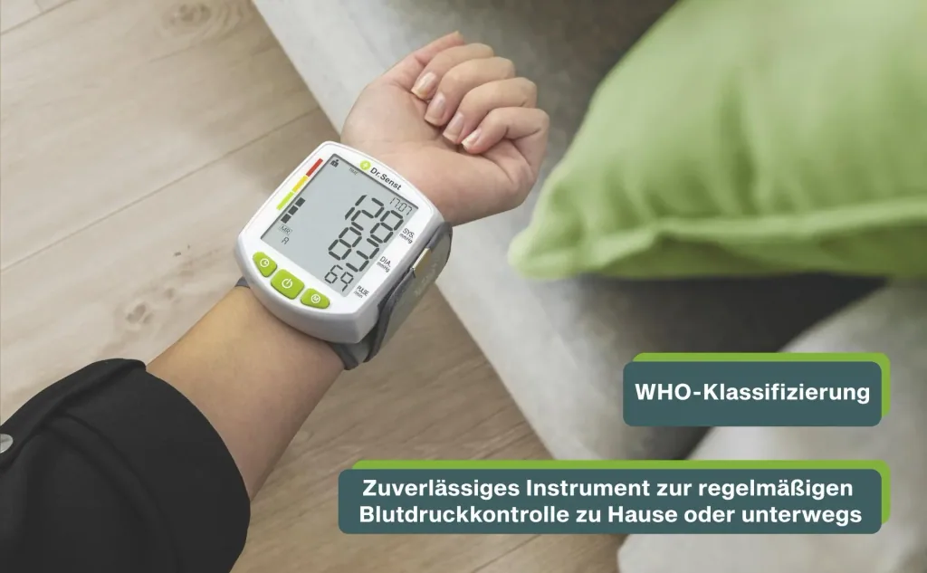 Wrist blood pressure monitor