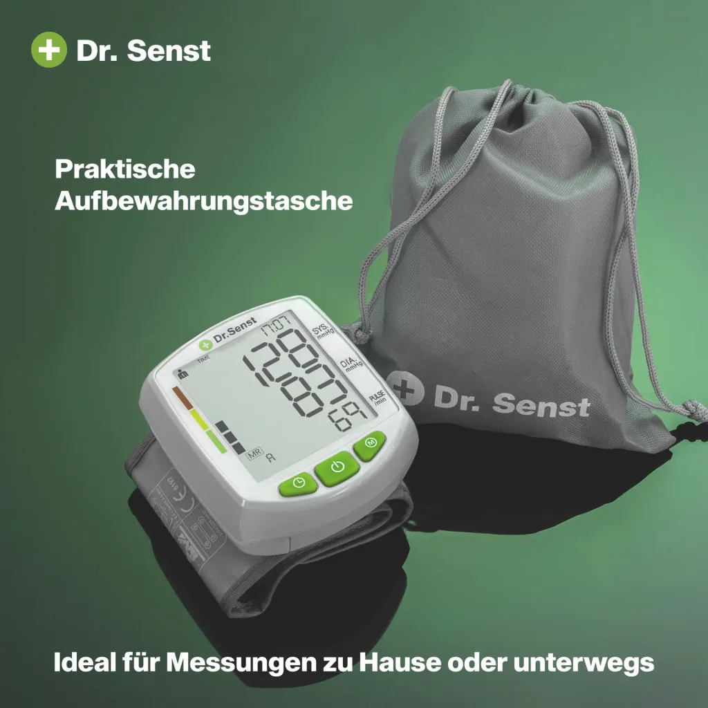 Wrist blood pressure monitor