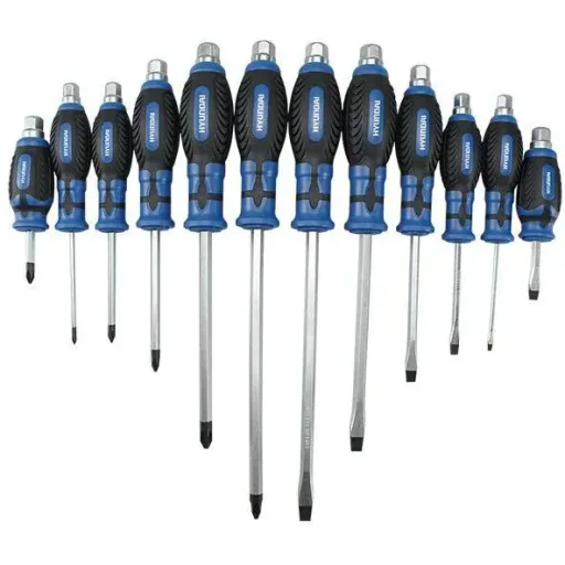 12-piece through-head screwdriver set