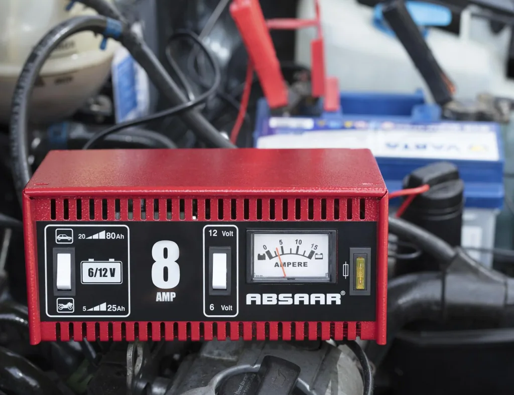 Battery charger 8A 6/12V motorcycle