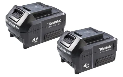 Battery 18 V Li-Ion 4.0 Ah A4AH18, 2 pieces