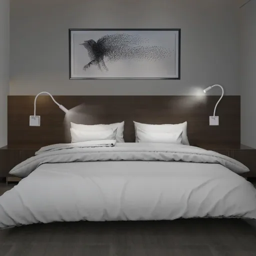LED wall light Svetloba White