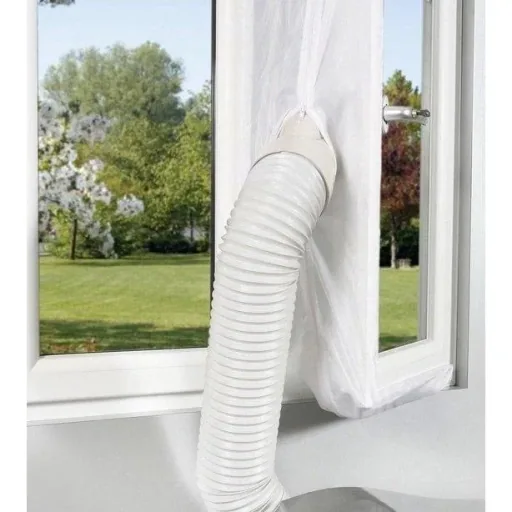 Portable air conditioner with air hose and window seal kit - Splendid Dolceclima Compact 9 P - 9,000 BTU/h