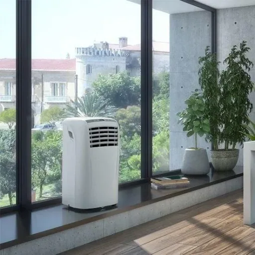 Portable air conditioner with air hose and window seal kit - Splendid Dolceclima Compact 9 P - 9,000 BTU/h