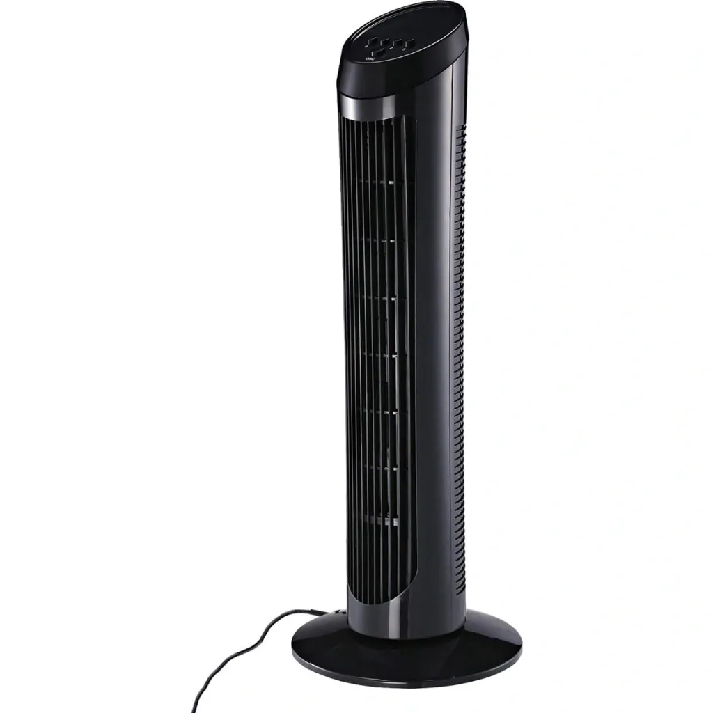 Tower fan with 3 ventilation levels