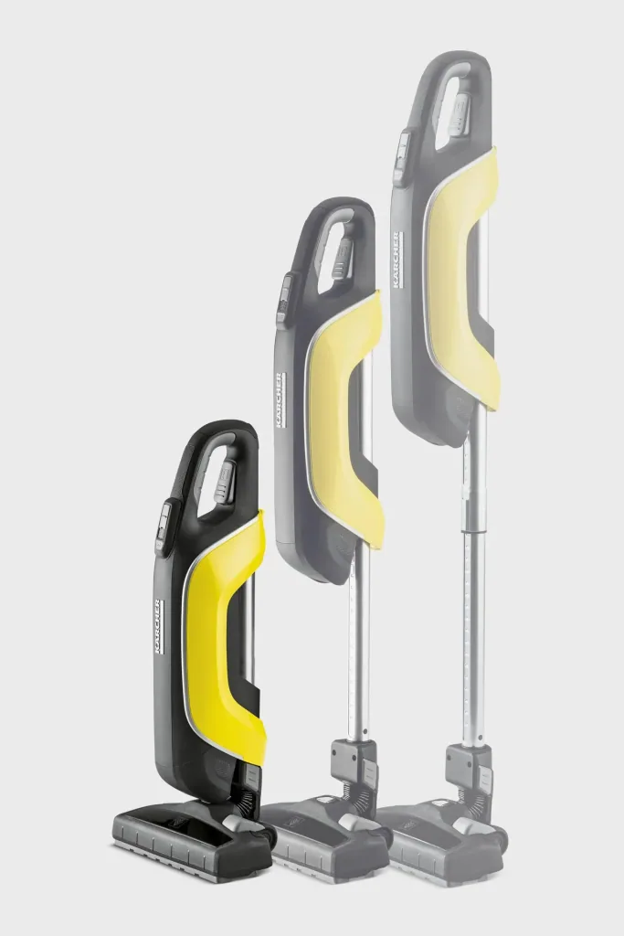 Compact vacuum cleaner “VC5”, black/yellow, 500 watts