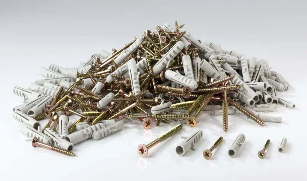 Screw and dowel assortment 550 pieces