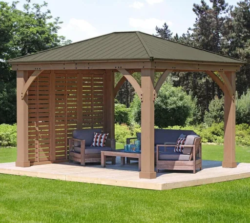 Westmann Zijwand voor paviljoen 12x12 en 12x14