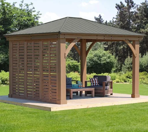 Westmann Zijwand voor paviljoen 12x12 en 12x14