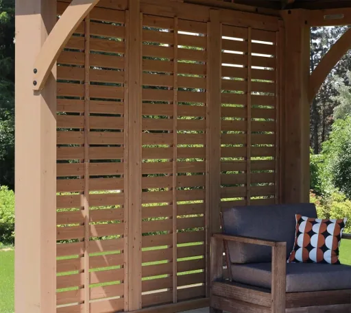 Westmann Zijwand voor paviljoen 12x12 en 12x14