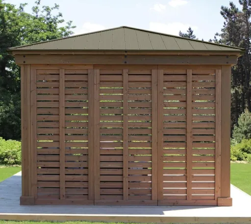 Westmann Zijwand voor paviljoen 12x12 en 12x14