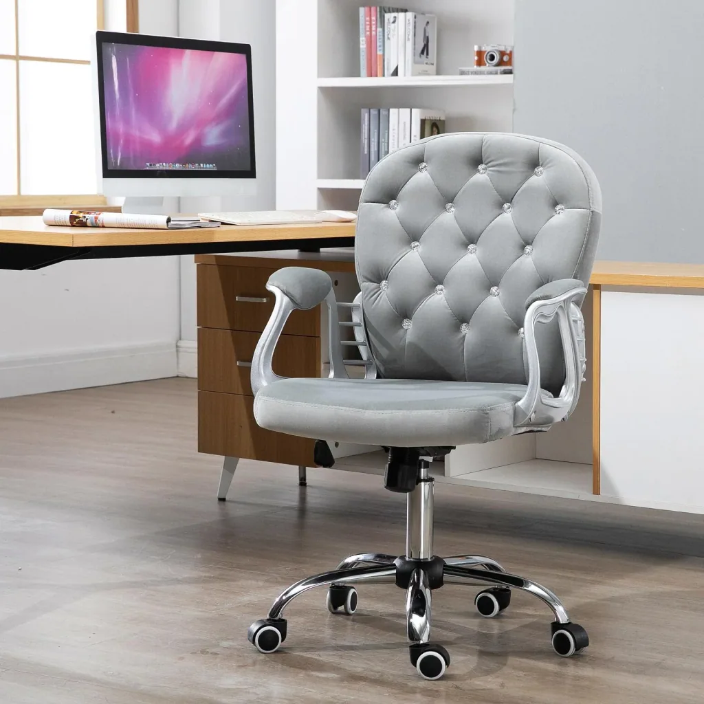 Luxury office chair, grey
