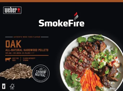 SmokeFire Oak Wood Pellets - 8 kg