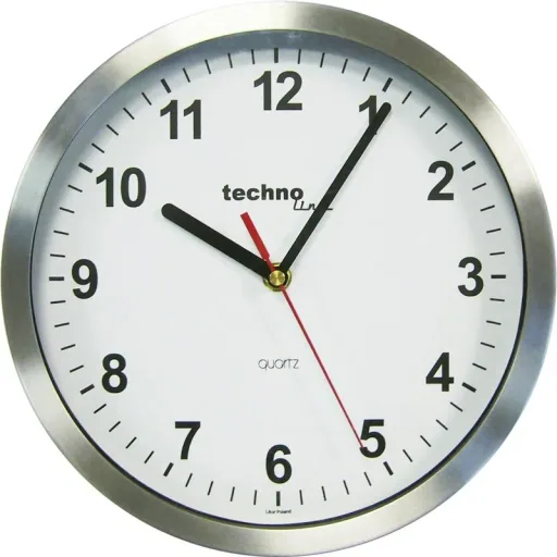 Wall clock WT 7650 with metal frame