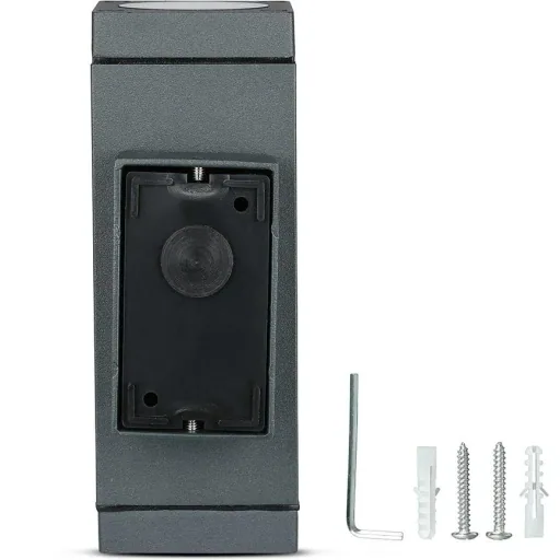 VT-842 Outdoor Wall Light Up/Down - GU10 - Grey - IP44