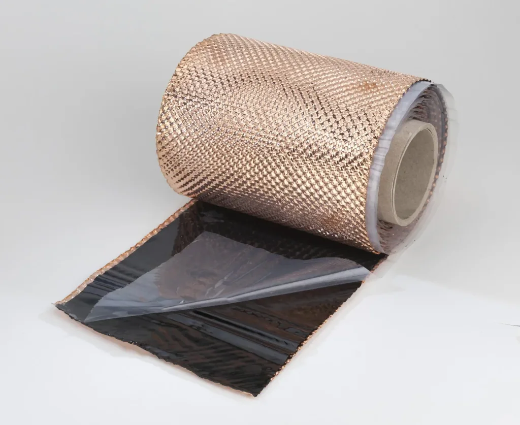 Roof cleaning tape, 5 meter roll, textured copper tape.