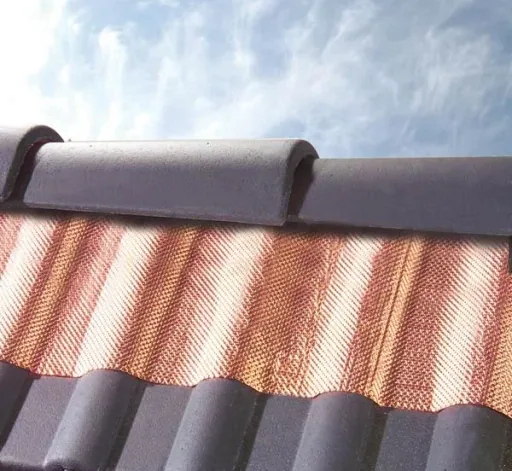 Roof cleaning tape, 5 meter roll, textured copper tape.
