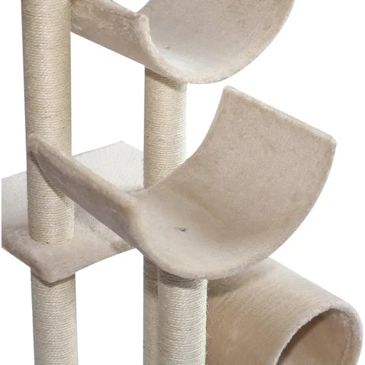 Cat climbing tree