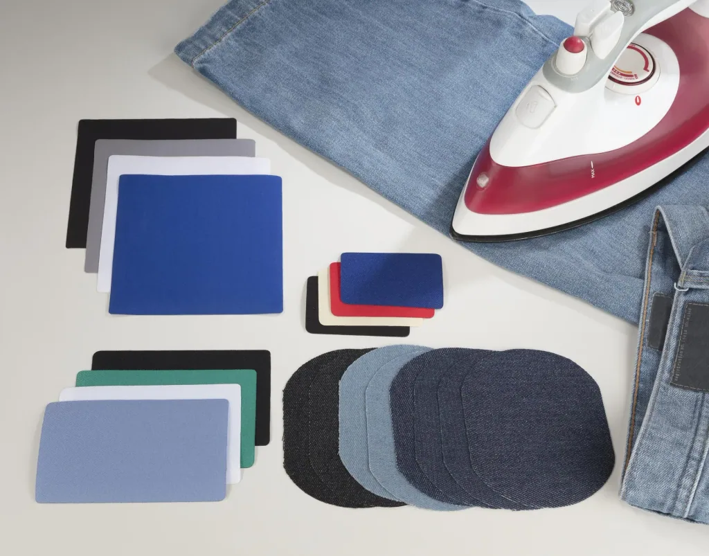 Iron-on fabrics, iron-on patches, 20 pieces