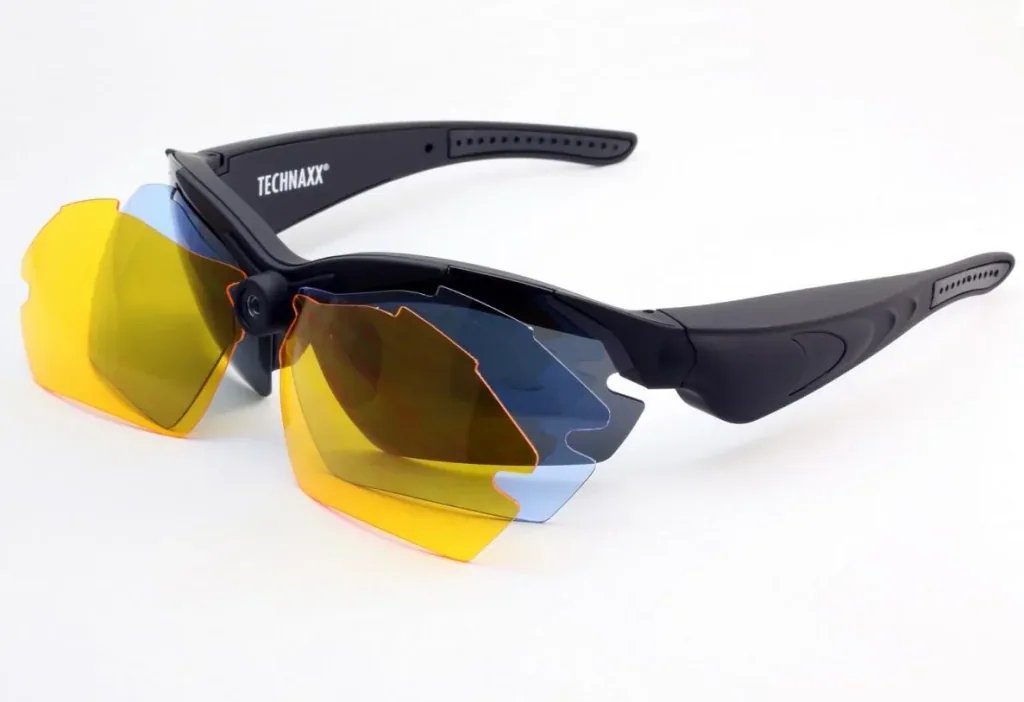 Video glasses TX-25 with FullHD resolution and interchangeable sun lenses
