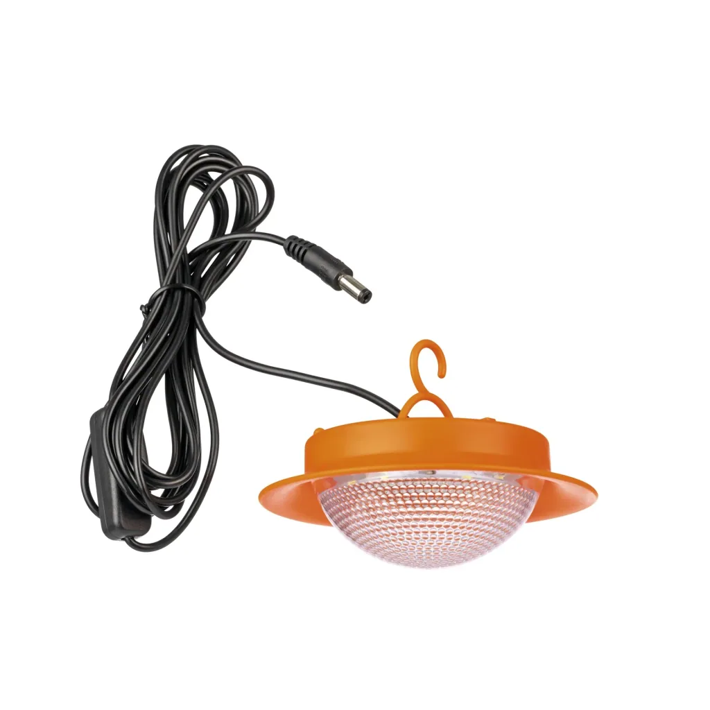 Solar generator kit with its own solar panel, radio and speaker, 10000mAh black/orange