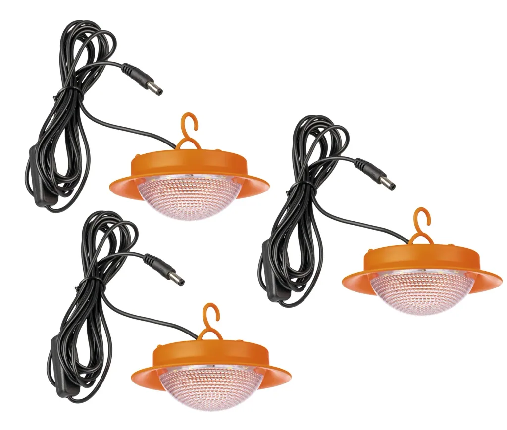Solar generator kit with its own solar panel, radio and speaker, 10000mAh black/orange