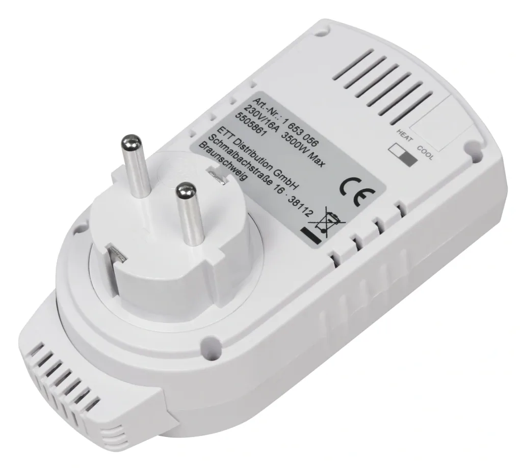 Socket thermostat 5-30°C, 3500W