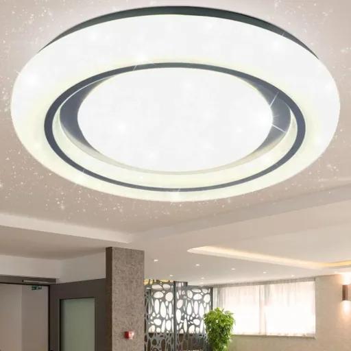 VT-8473 LED ceiling light with remote control and timer - 65W - adjustable color temperature - F480