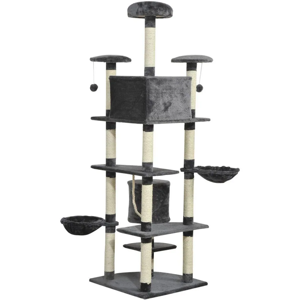 Cat tree 200 cm with sisal and plush