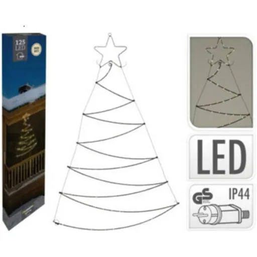 Illuminated LED Christmas tree - 125LED - 76X110CM