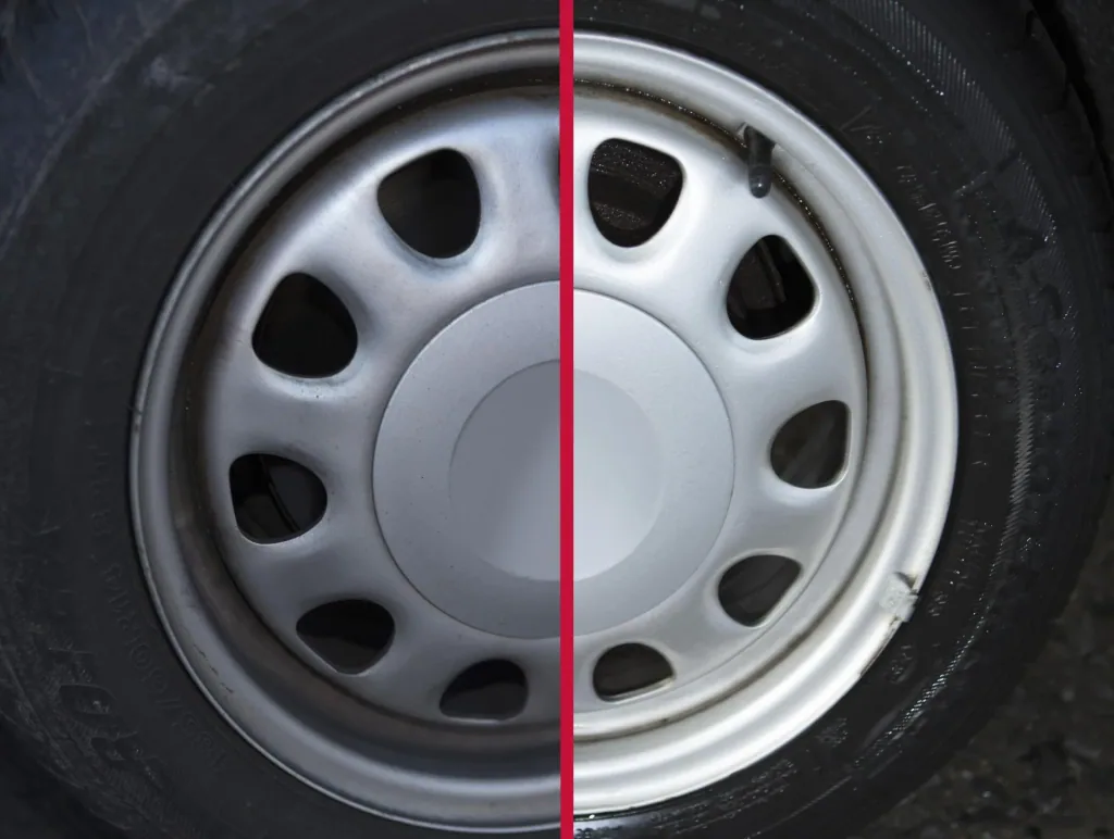 Adhesive power rim cleaner