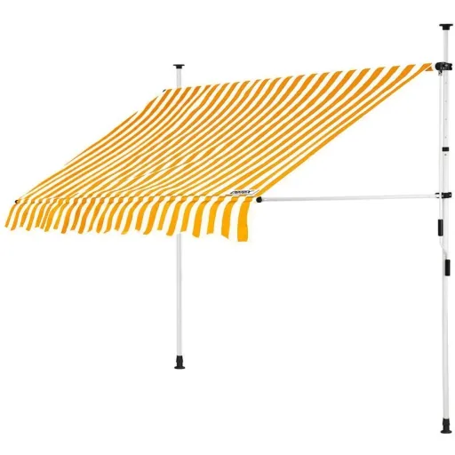 Clamp awning blue/white 200cm
