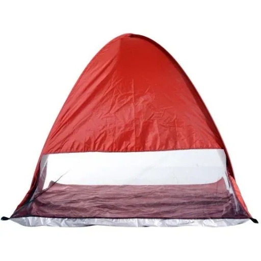 Pop-up tent, beach shelter, camping tent, red
